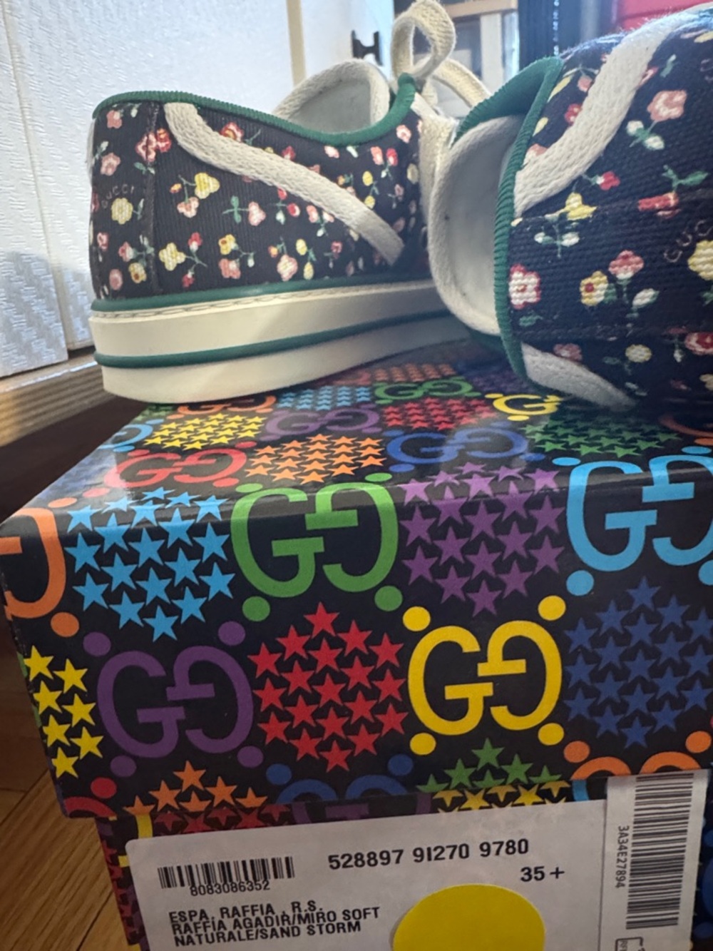 Gucci Liberty 1977 Tennis Floral Sneakers - Picture 8 of 11